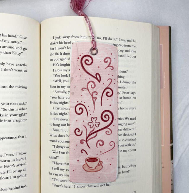 Pomegranate Tea Collection - Bookmark