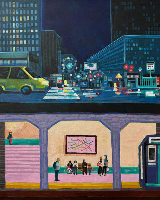 SOLD - "The Subway"